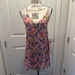 Miken Swim Floral Wrap Dress